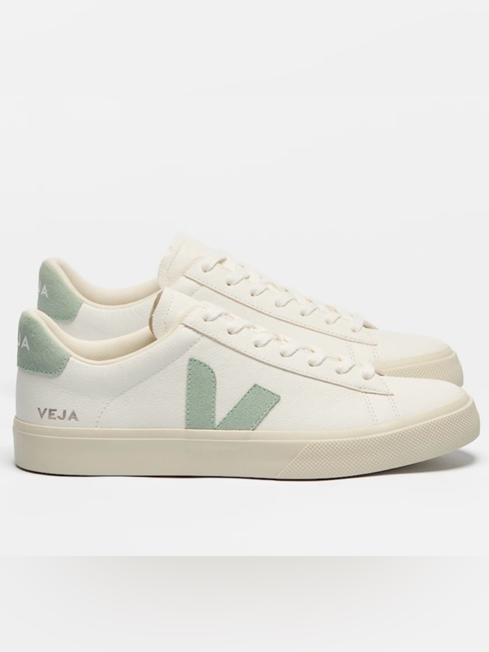 VEJA Campo Leather Sneakers | Size 10